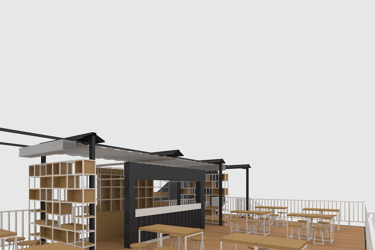 3D Model Container Cafe 6, an Architecture 3D Model by SR 3D Visual (Photo 17 of 26)