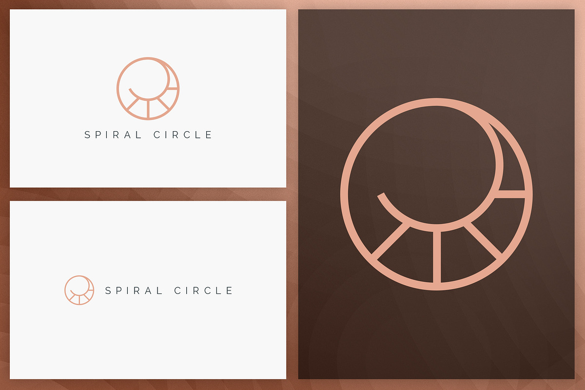 20 Circle geometric logos - outline, a Branding & Logo Template by VP Fonts (Photo 7 of 21)
