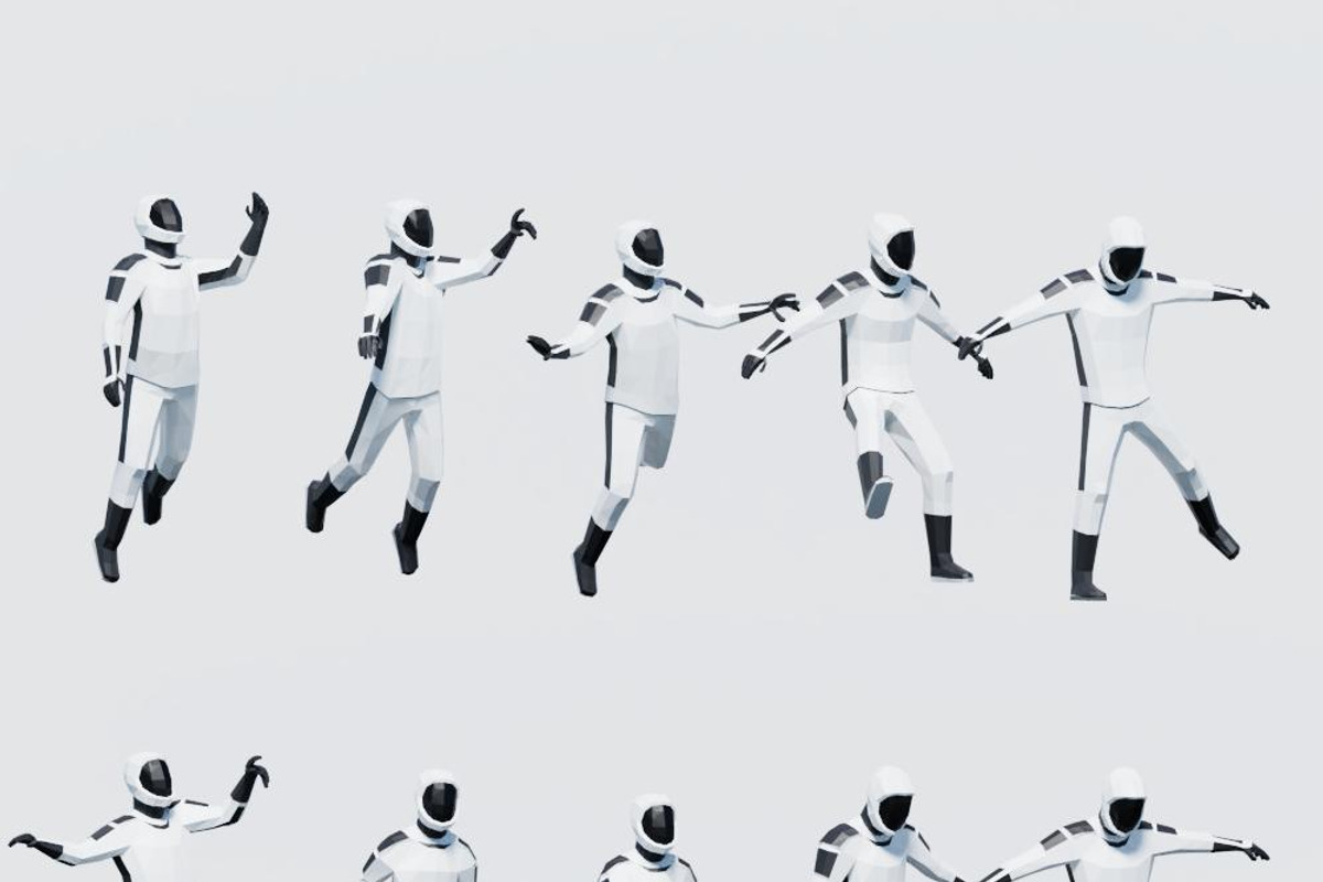 Low Poly Astronauts, a Characters & Person 3D Model by Studio Ochi (Photo 10 of 11)