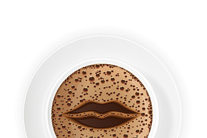 Cup Of Coffee Crema Vector