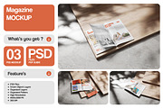 Magazine Mockup, a Books & Magazine Mockup by Pixie Creative (Thumbnail 1 of 4)