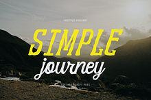 Simple Journey | Vintage Script Font