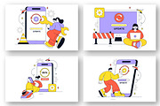10 App Update Vector Illustration, a Technology Illustration by denayunebgt (Thumbnail 2 of 4)
