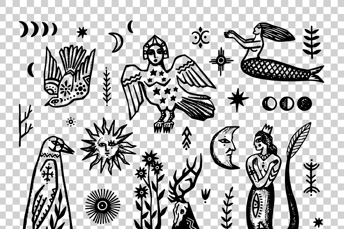 Vintage Folktales Bundle, an Object Graphic by Annie Konst (Photo 3 of 18)