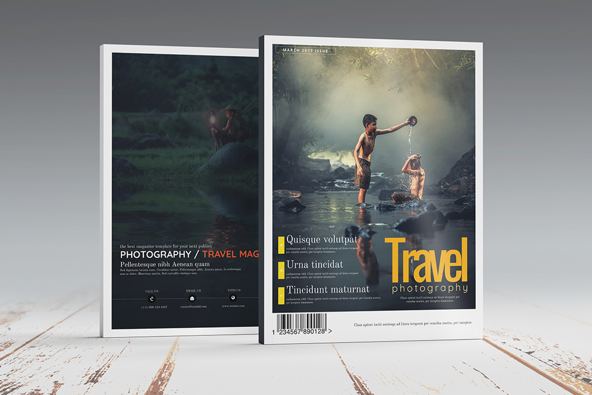 Magazine / Brochure Mockups, a Print Template by pmvch (Photo 3 of 7)
