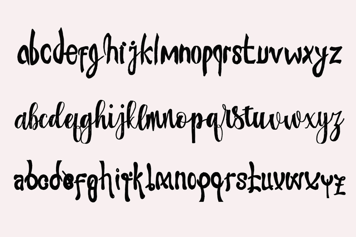 Adellicia Trio Font preview 3