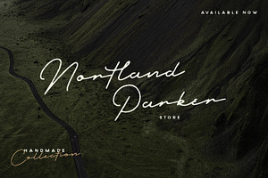 Outdoors Signature Vintage Typeface