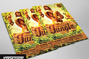 Jungle Party Flyer, a Flyer Template by XtremeFlyers (Thumbnail 2 of 2)