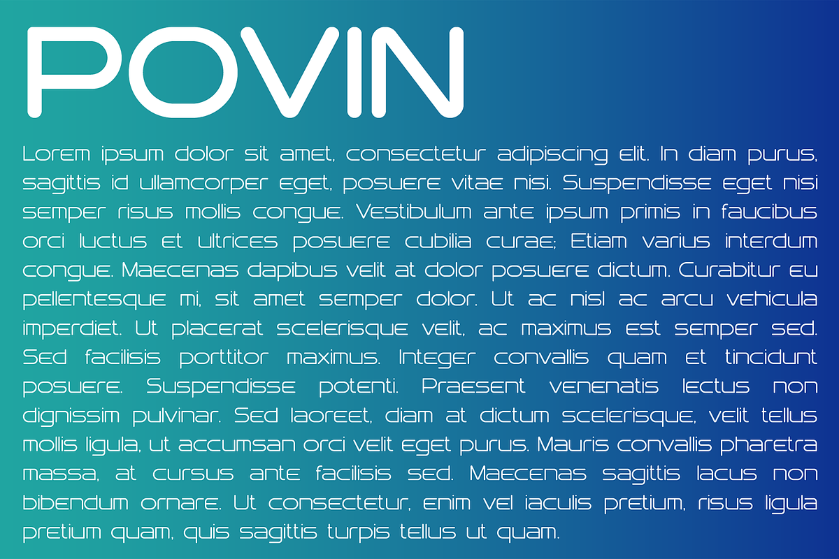 Povin font family, a Sans Serif Font by vlad.berla (Photo 7 of 8)