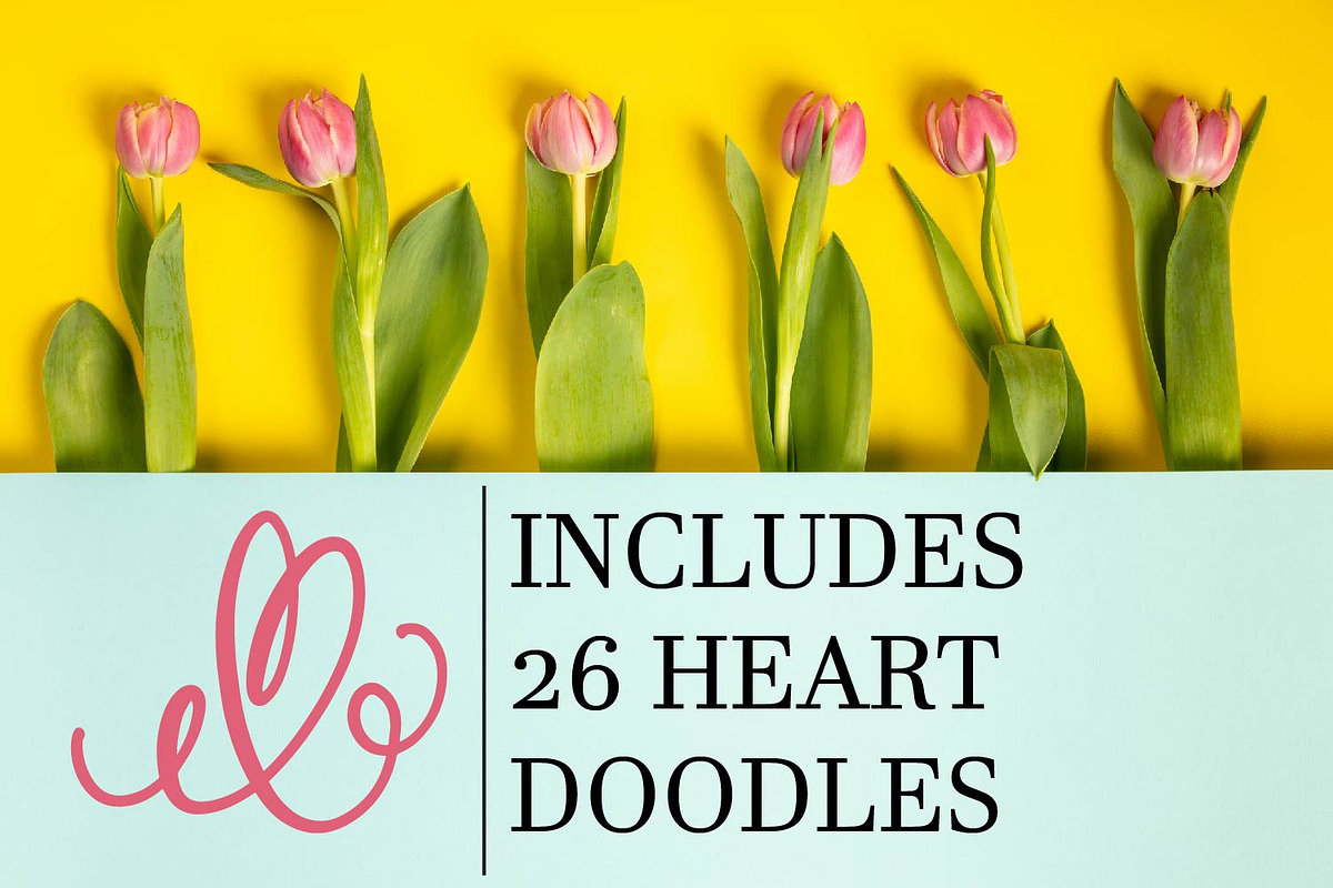 Mono Hearts - A Monogram Heart Font preview 7
