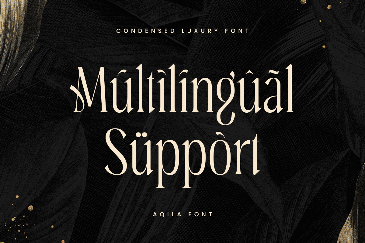 Aqila - Condensed Luxury Font, a Serif Font by Sensatype (Photo 12 of 12)