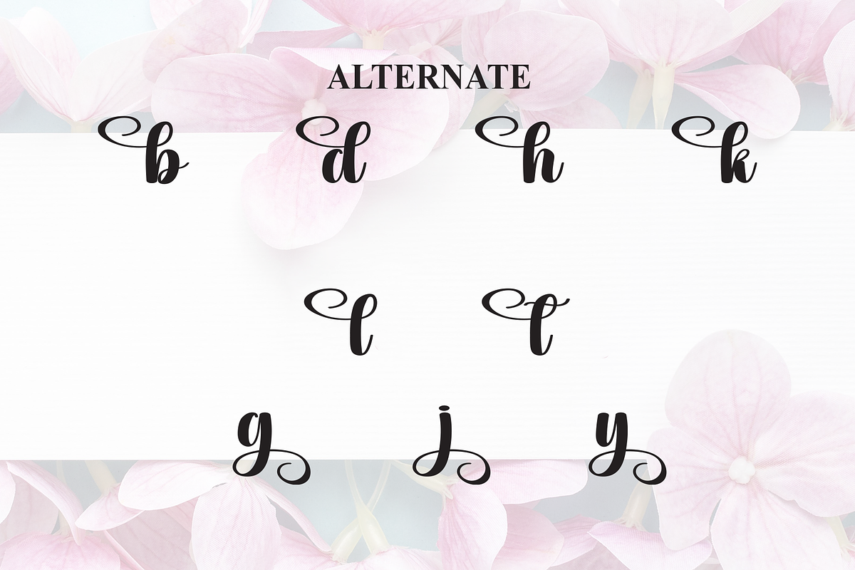Magnolia | Script Font, a Handwritten Font by Scratchones (Photo 8 of 9)