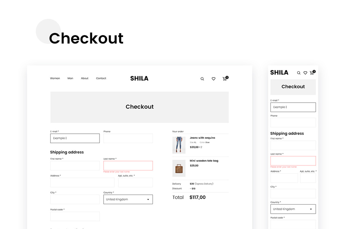 Shila Ecommerce Template, a Websites & App Template by uispot (Photo 6 of 10)