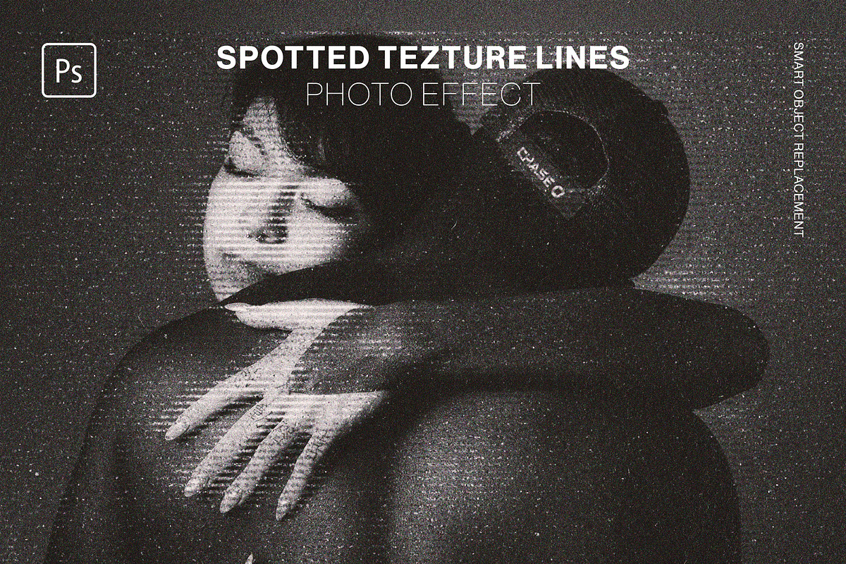 Spotted Texture Lines Photo Effect, a Layer Style Add-On by GlowGrid (Photo 1 of 5)