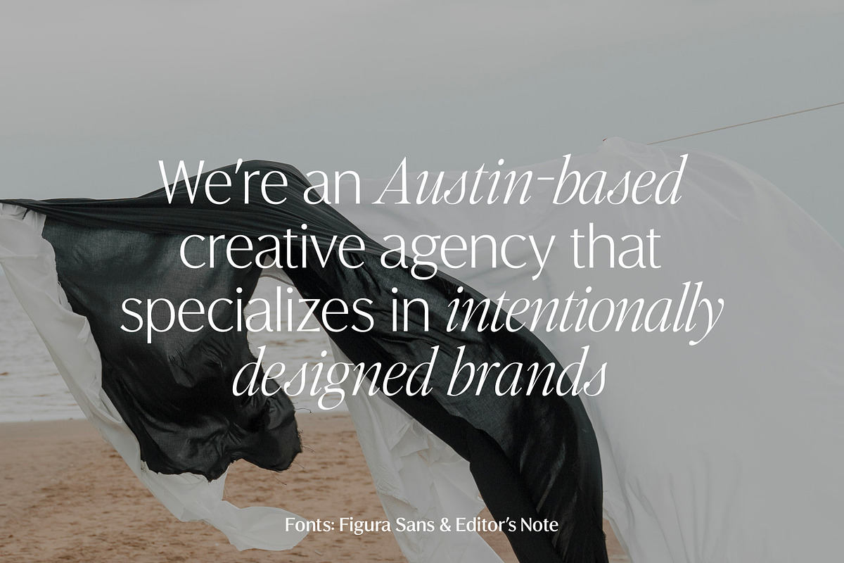 Figura Sans | A 12-Font Luxe Sans, a Sans Serif Font by Jen Wagner Co (Photo 8 of 8)