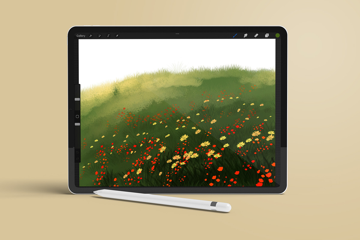 Environment Procreate brushes, a Brush Add-On by sparklePixieStudio BRUSH (Photo 7 of 8)