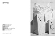 Paper Bags & Tissue Paper Mockup, a Packaging Mockup by creatsy5 (Thumbnail 3 of 5)