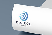 Digital Data Letter D Logo, a Branding & Logo Template by Design_Planet (Thumbnail 1 of 2)