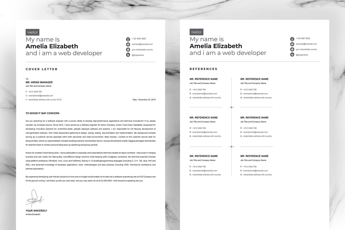 JOB WINNING RESUME - 50 TEMPLATES, a Resume Template by ResumeInventor (Photo 61 of 184)