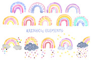 Rainbow watercolor., an Illustration by Nejumi (Thumbnail 2 of 6)