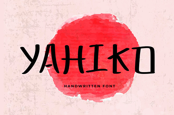 Yahiko Playful Handwritten Font preview 8