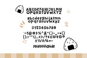Onigiri Squishy - A Fun & Cozy Font, a Sans Serif Font by khurasan (Thumbnail 6 of 6)