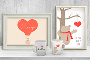 Bear in Love, a Decorative Illustration by BerryCaty (Thumbnail 5 of 15)