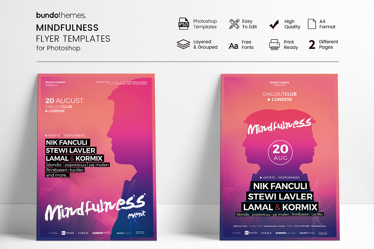 18 Eye-Catching Event Flyer Bundle, a Flyer Template by Bundo Themes (Photo 11 of 22)