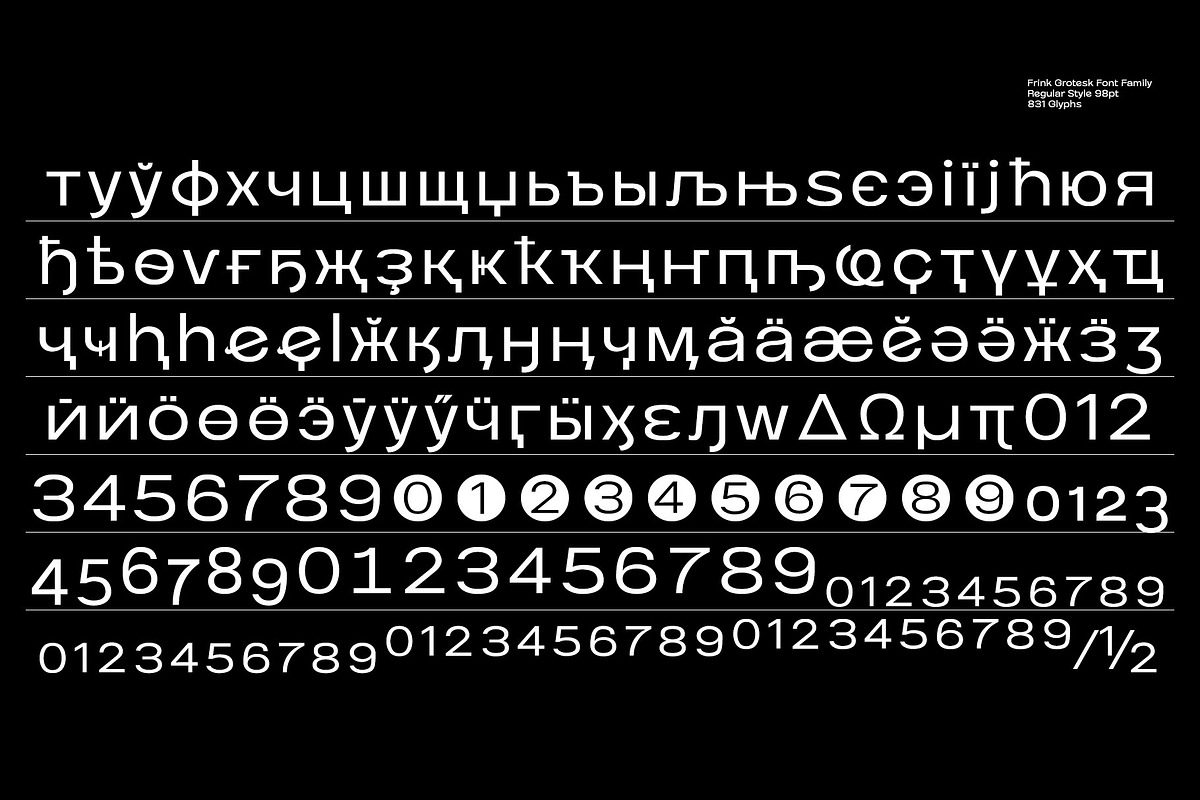 Frink Rio Modren Grotesk Font Family, a Sans Serif Font by Ryul Davidson (Photo 11 of 20)