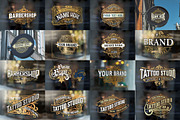 Set of 20 Vintage Logos, a Branding & Logo Template by OneVectorStock (Thumbnail 1 of 21)