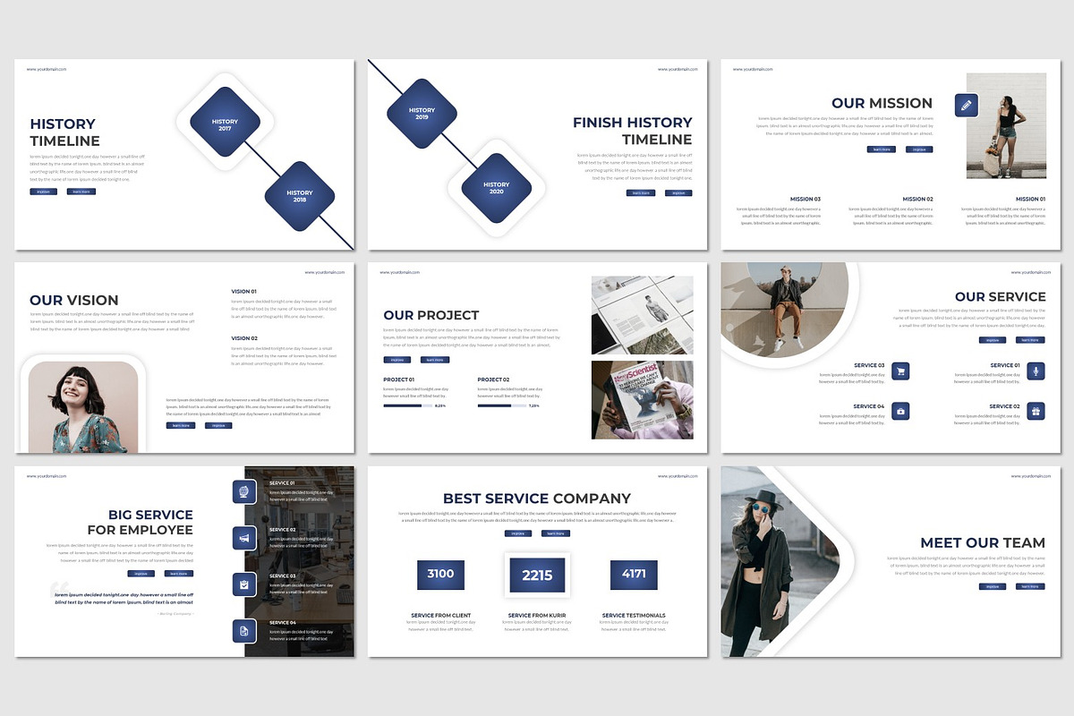 Boring - Powerpoint Template, a Presentation Template by inspirasign