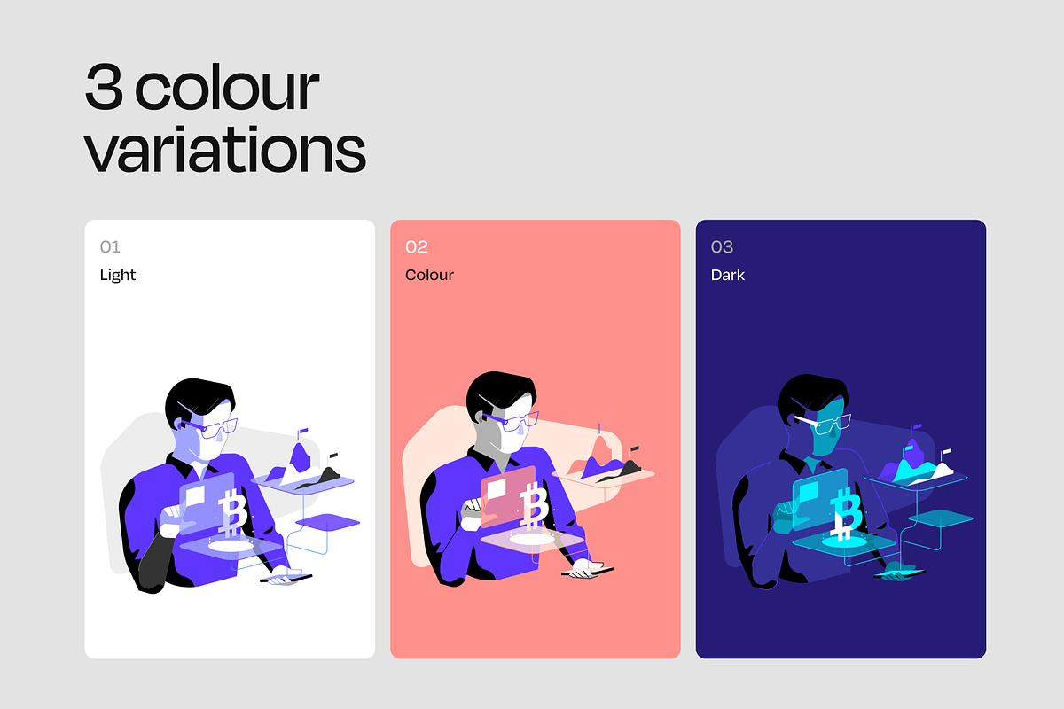 Virtual Reality & AR Illustrations, a Templates & Theme by Formfrom (Photo 5 of 12)