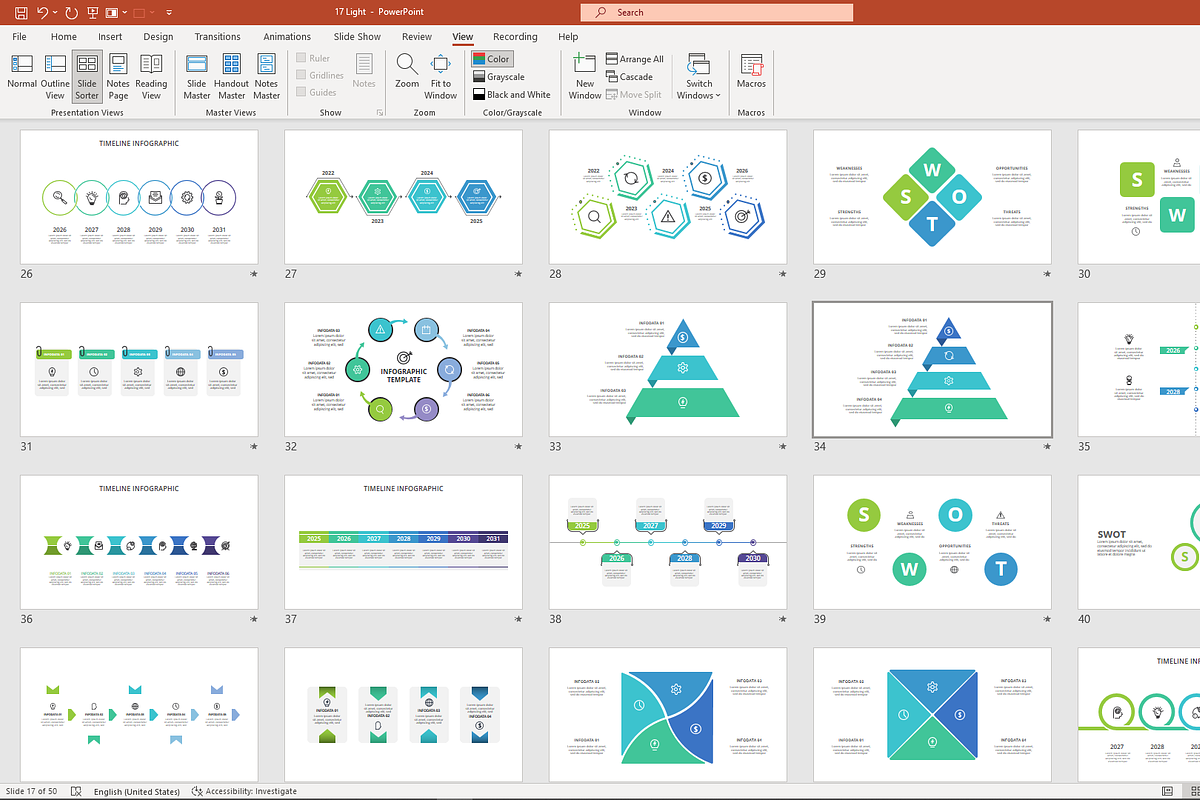 Clean & Modern Animated Template, a Presentation Template by Infographics project (Photo 7 of 13)