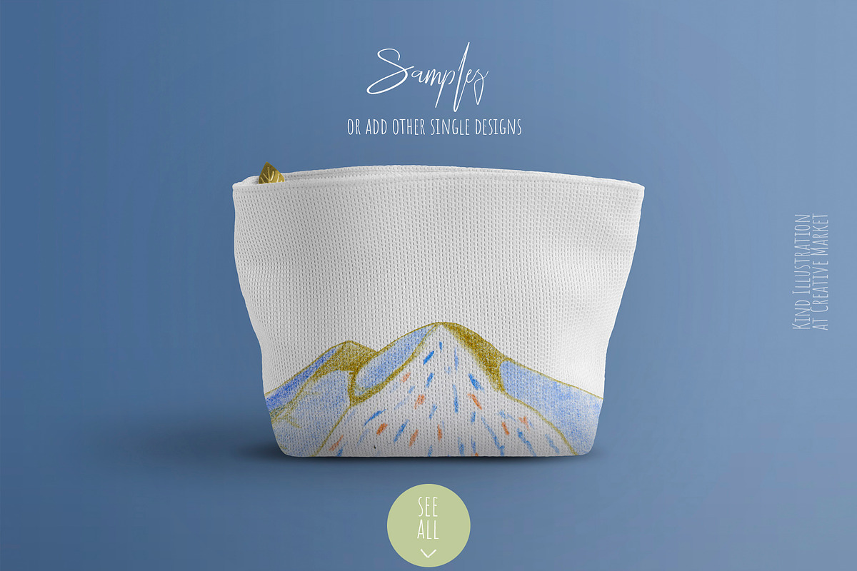 Cosmetic bag mockup, a Product Mockup by ⚞ Kind Illustration ⚟ (Photo 5 of 6)