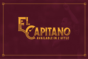 El Capitano Typeface