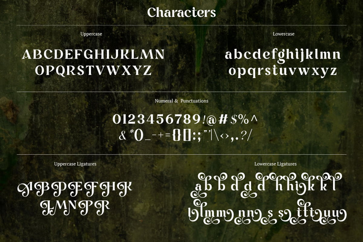 Astaria - Vintage Luxury Serif, a Serif Font by Brand Earth (Photo 2 of 7)