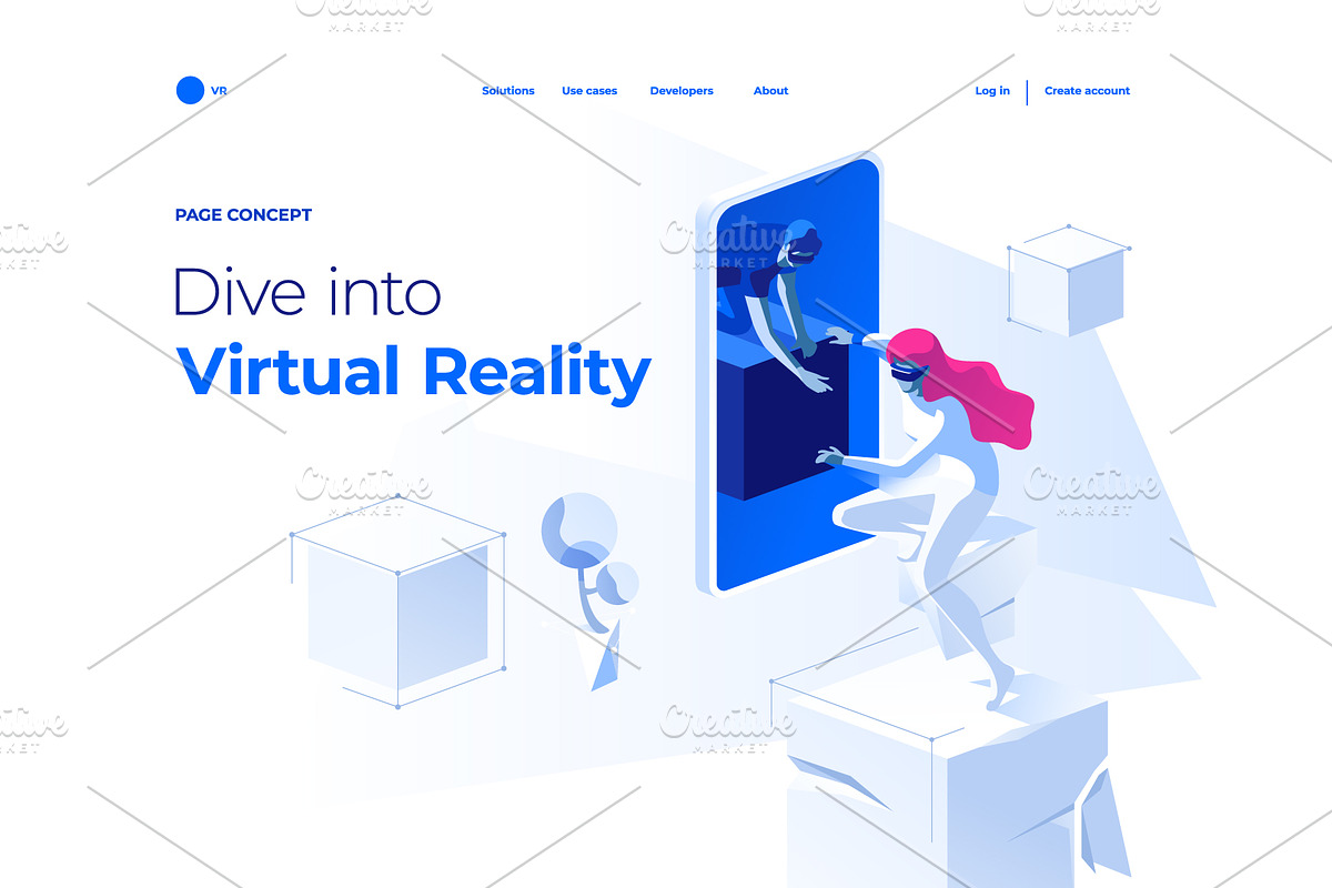 Isometric illustration kit - People, a Templates & Theme by Formfrom (Photo 18 of 34)