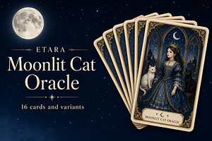 ETARA Moonlit Cat Oracle