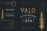 Valo | A Handmade Typeface Duo SALE, a Sans Serif Font by Nicolas Fredrickson (Thumbnail 1 of 6)