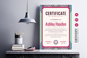 523. Modern Certificate Template, a Stationery Template by CreativeRezwan (Thumbnail 3 of 3)