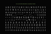 CS Lucien Drawn, a Serif Font by Craft Supply Co. (Thumbnail 6 of 8)
