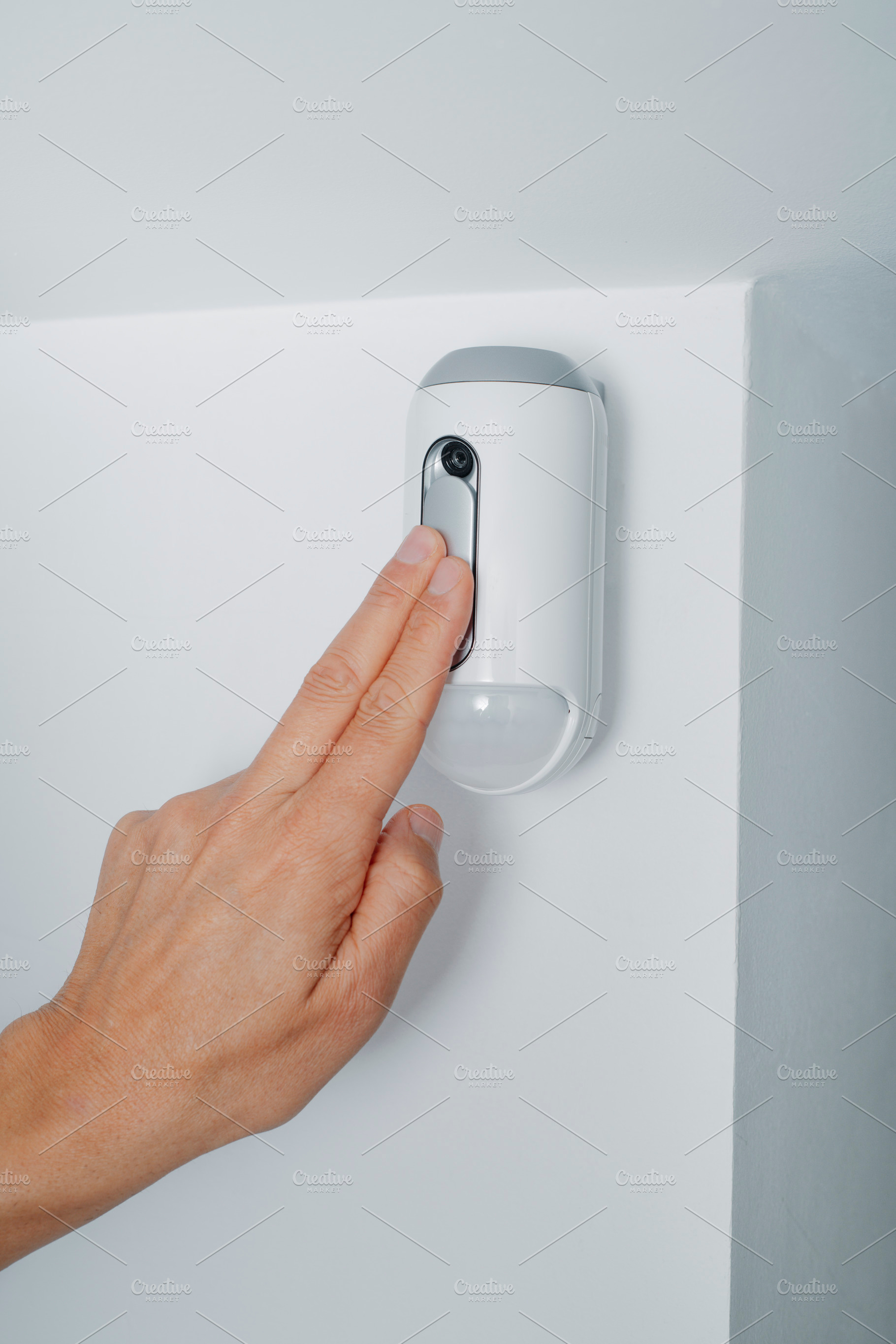 connecting the camera of a burglar alarm system, a Photo by Nito