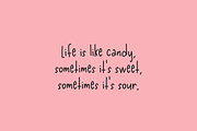 Candy Wrapper - A Handlettered Font, a Sans Serif Font by Beck McCormick (Thumbnail 2 of 10)