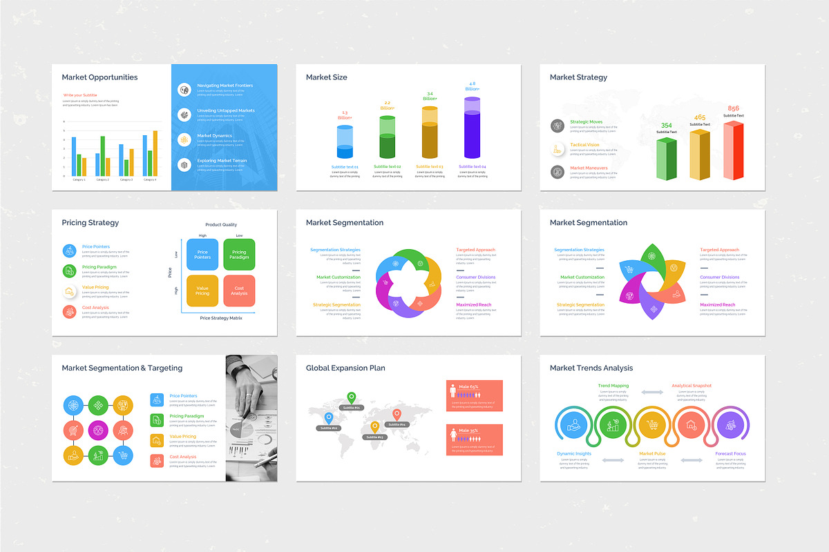 Marketing Plan PowerPoint Template, a Presentation Template by Design Vault (Photo 4 of 11)