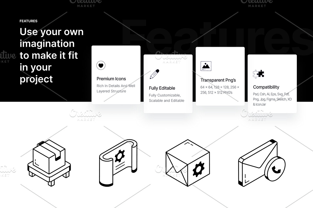 Isometric Product Management Icons, an Icon by Vectors Market (Photo 2 of 6)
