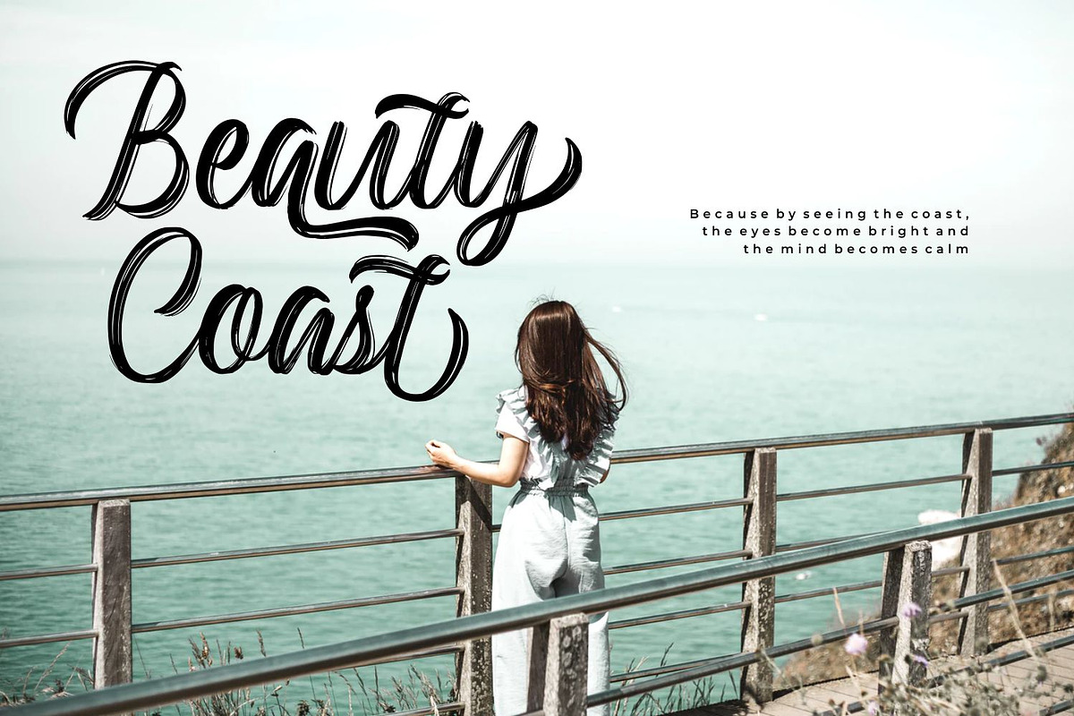 Backrush - Handbrush Script Font preview 5