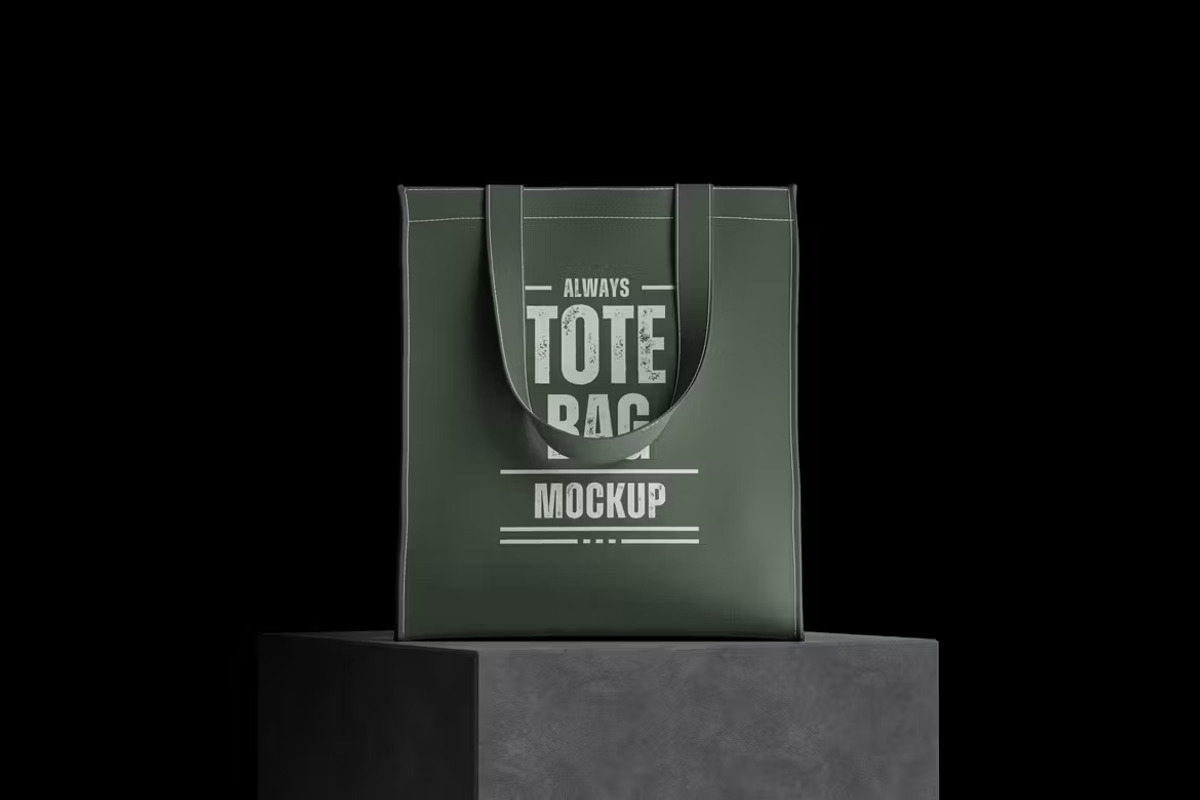 Tote bag Mockup Set, a Merchandise Mockup by GearShift (Photo 3 of 4)