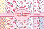 Y2k Retro Watercolor Clipart bundle, a Technology Illustration by Balada Digital Art (Thumbnail 5 of 16)