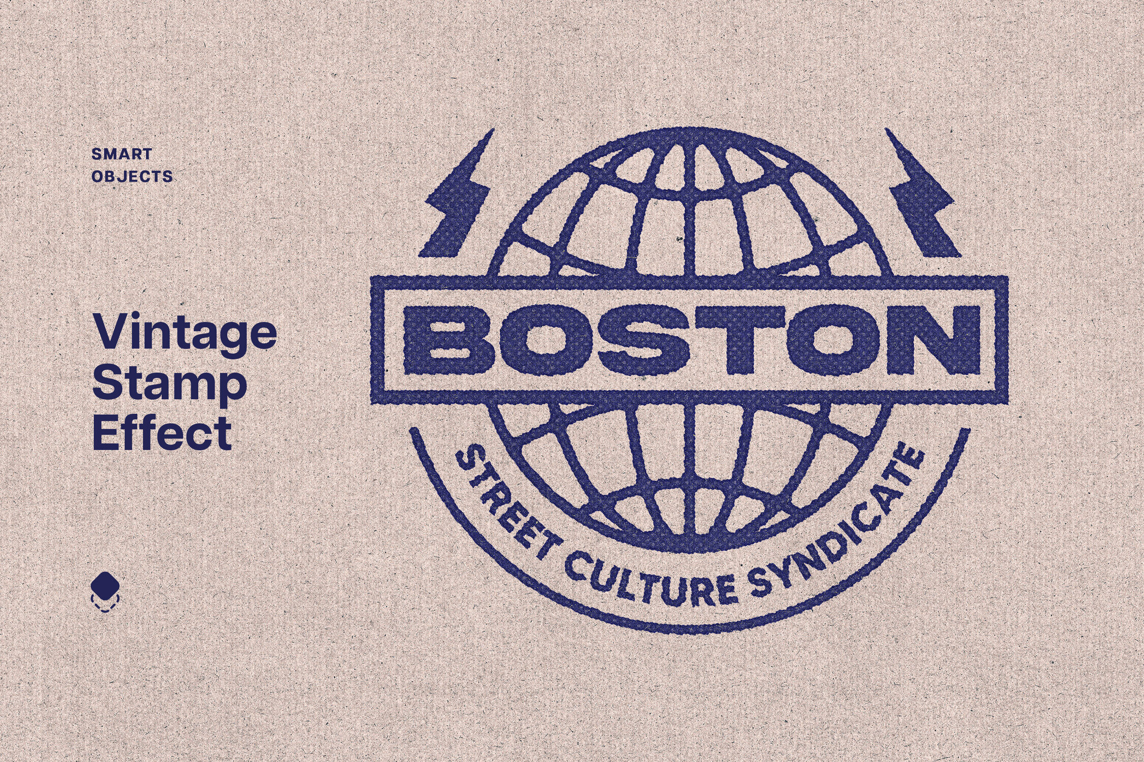 Vintage Stamp Text Effect, a Layer Style Add-On by Design Squad