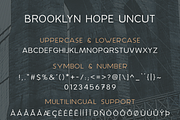 Brooklyn Hope Cutout Font, a Font by GlitzyGrapix (Thumbnail 7 of 8)
